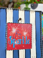 Load image into Gallery viewer, Americana: Free to Sparkle Patriotic Mini Print
