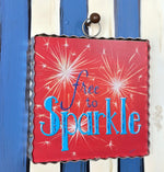 Load image into Gallery viewer, Americana: Free to Sparkle Patriotic Mini Print
