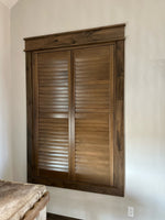 Load image into Gallery viewer, Wood Shutter Install Pictures
