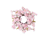 Load image into Gallery viewer, Pink Cherry Blossom Candle Rings 14” dia, 4” center
