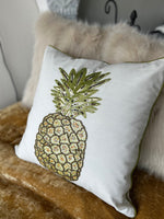 Load image into Gallery viewer, Pineapple Beaded Pillow

