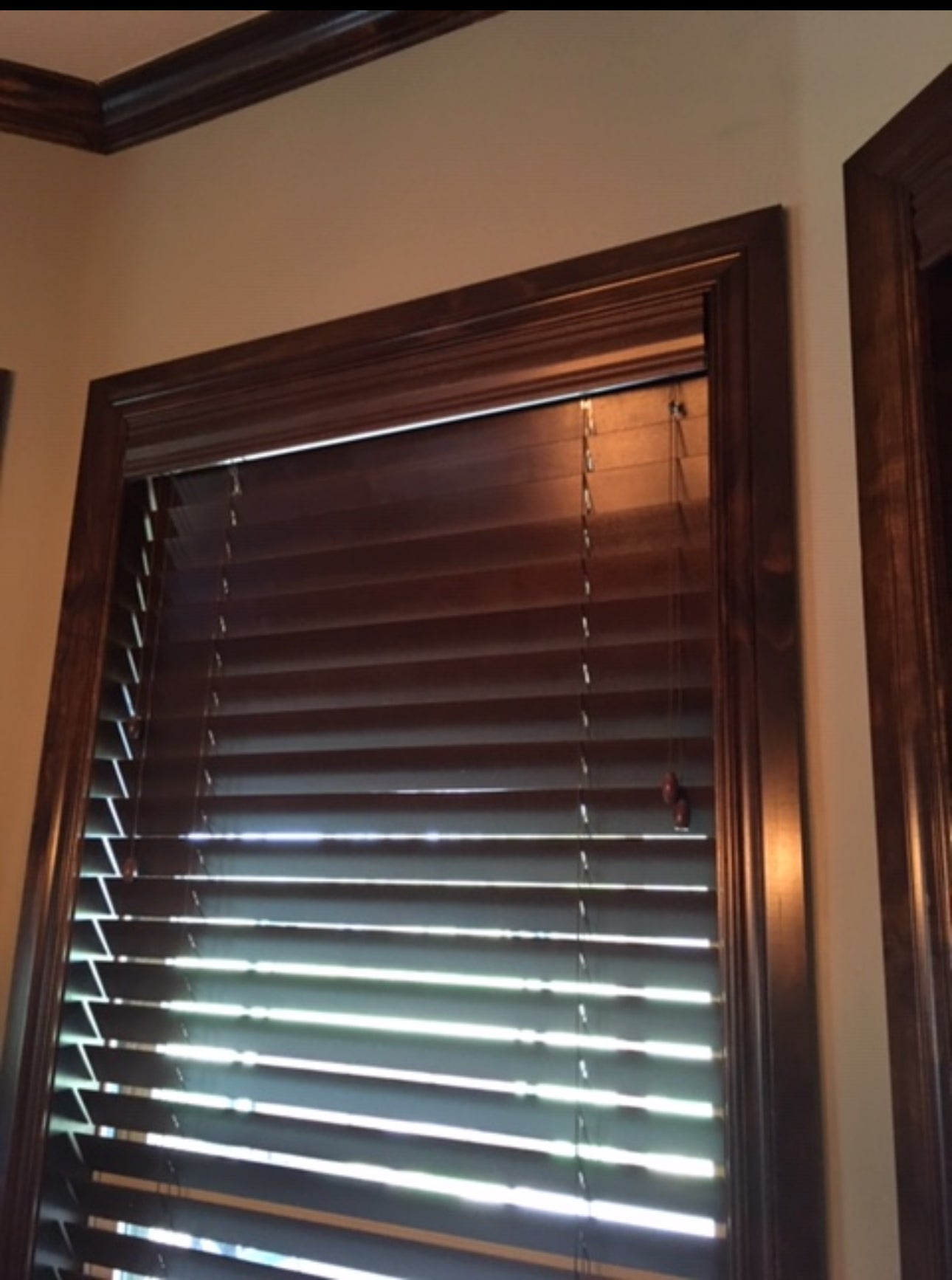 Wood Blind Install Pictures