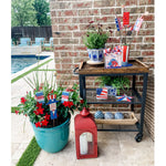 Load image into Gallery viewer, Americana: Set of 4 Metal Firecrackers with Stakes
