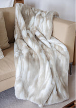 Load image into Gallery viewer, NEW! Winter Rabbit Faux Fur Throw