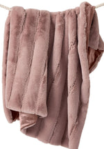Load image into Gallery viewer, NEW! Rosewood Posh Faux Fur Throw