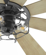 Load image into Gallery viewer, 60&quot; MOD Ceiling Fan DAMP in Black or Satin Nickel
