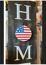 Load image into Gallery viewer, Americana: Patriotic Flag Sparkling Charm
