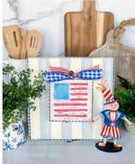 Load image into Gallery viewer, Flag Galatians 5:13 Galvanized Framed Mini Pic
