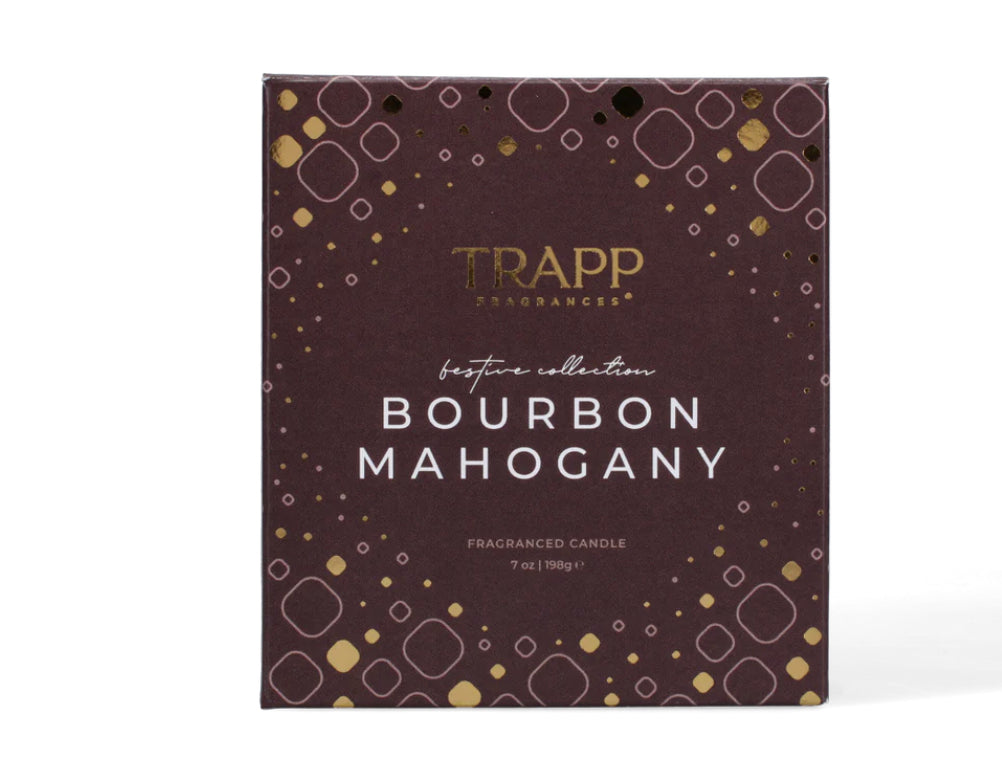 New Scent!  Bourbon Mahogany 7oz Candle Trapp Fragrances