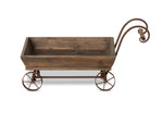 Load image into Gallery viewer, New! Wooden and Iron Garden Cart
