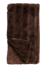 Load image into Gallery viewer, Chocolate Posh Faux Fur Throw