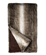Load image into Gallery viewer, Gray Rabbit Faux Fur Throw 60&quot;x72&quot;
