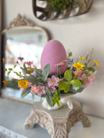 Load image into Gallery viewer, Flocked Pink/Lavender Egg Arrangement
