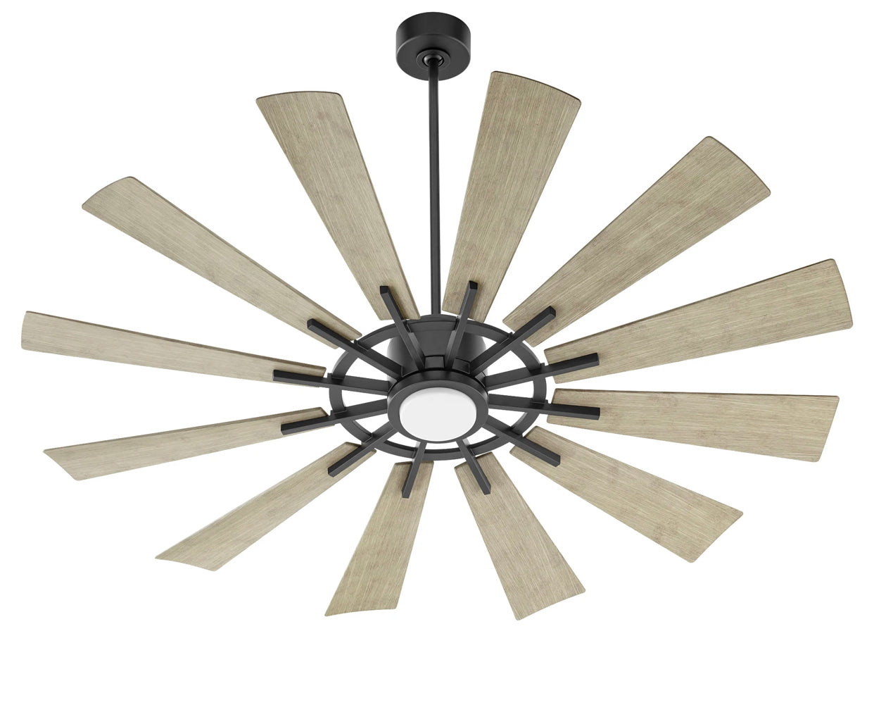 NEW! 60" Cirque Ceiling Fan DAMP Rated