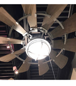 Load image into Gallery viewer, Galvanized Windmill Indoor Ceiling Fan
