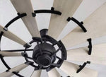 Load image into Gallery viewer, Noir Windmill Indoor Ceiling Fan
