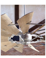Load image into Gallery viewer, Galvanized Windmill Indoor Ceiling Fan
