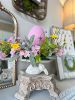 Load image into Gallery viewer, Flocked Pink/Lavender Egg Arrangement
