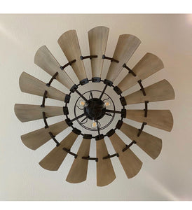 Noir Windmill Indoor Ceiling Fan