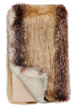 Load image into Gallery viewer, Arctic Wolf Faux Fur Luxurious Throw