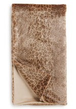 Load image into Gallery viewer, Vintage Leopard Faux Fur Throw
