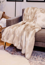 Load image into Gallery viewer, NEW! Winter Rabbit Faux Fur Throw