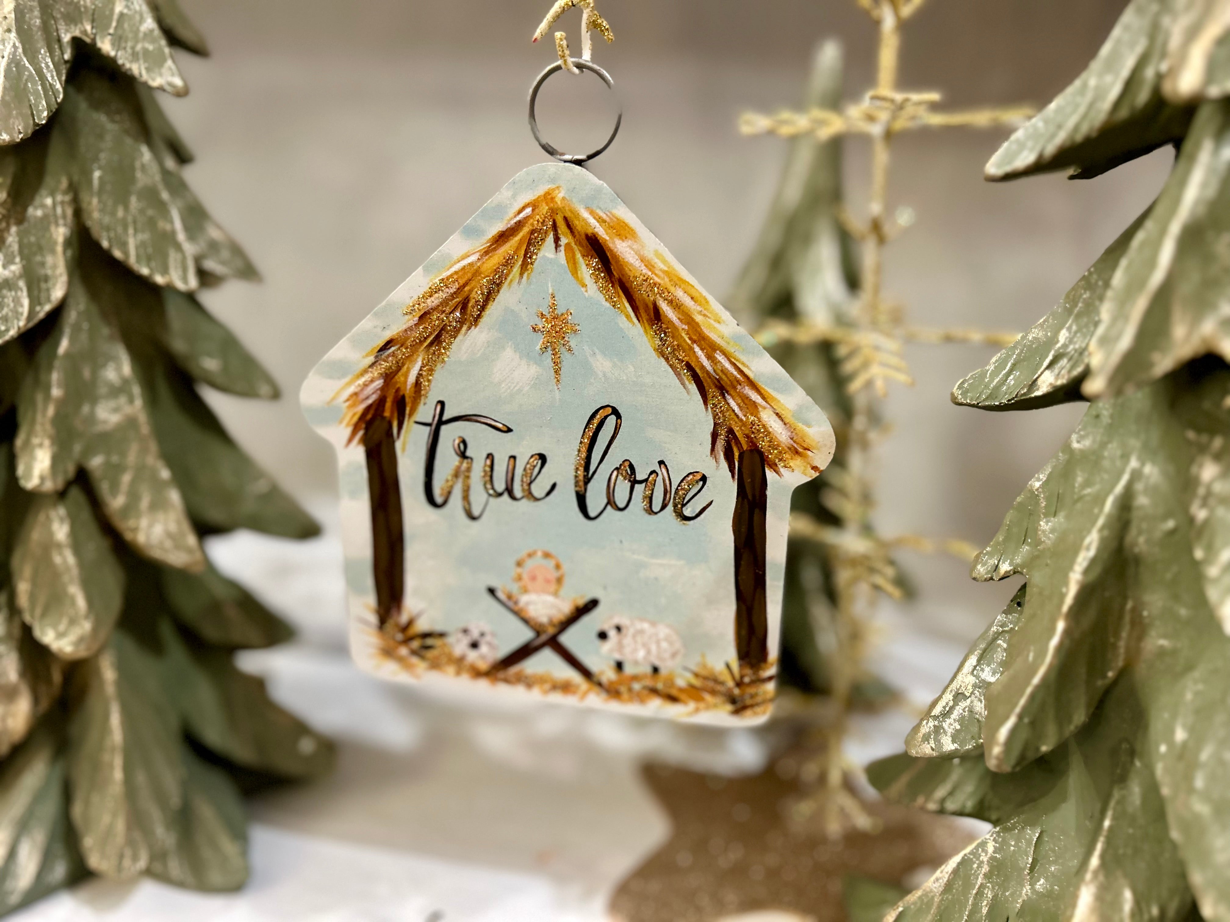 True Love Manger Mini Metal Charm