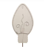 Load image into Gallery viewer, Christmas Neon Green Bulb Metal Stake Outdoor or Indoor
