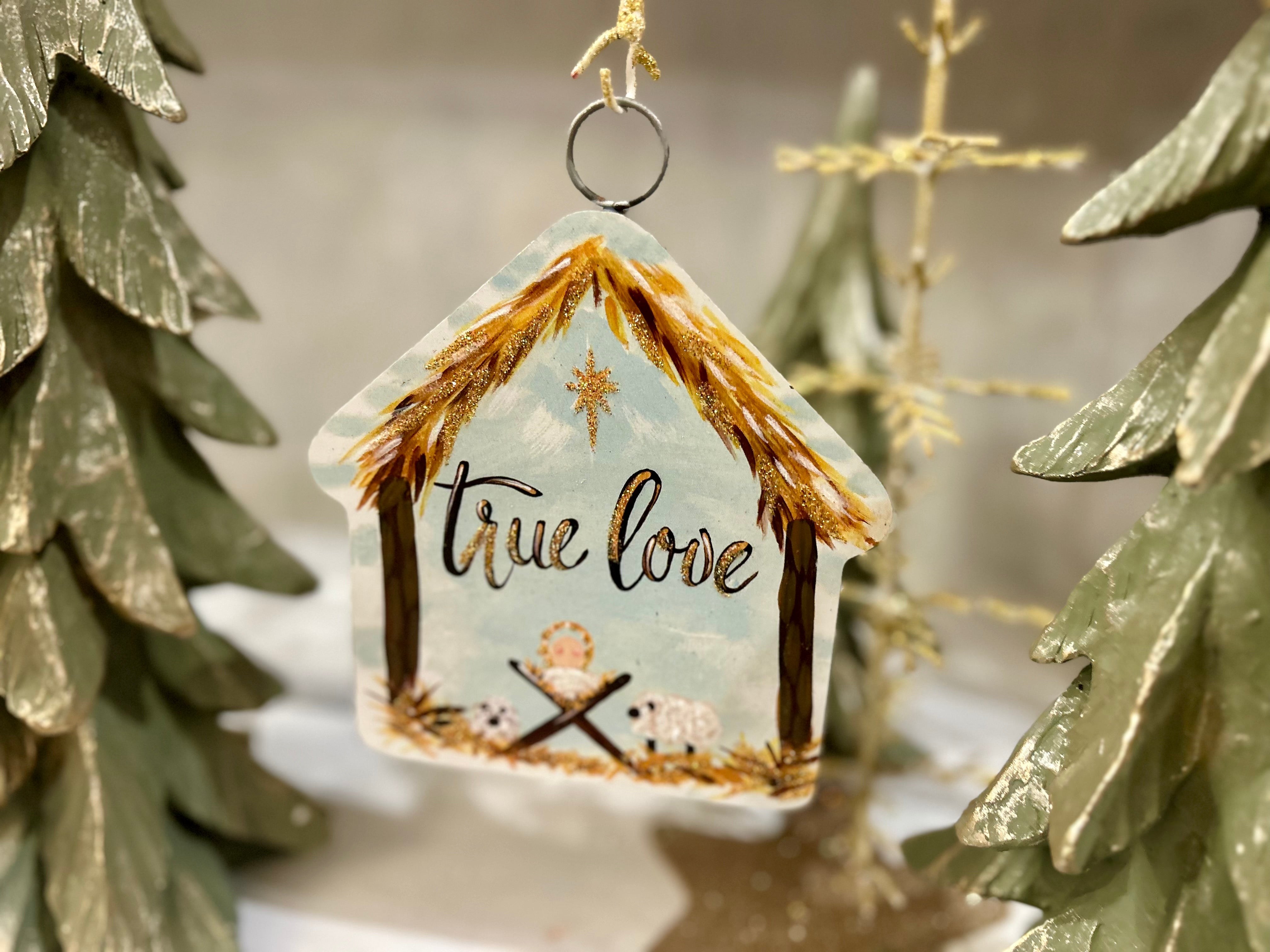 True Love Manger Mini Metal Charm