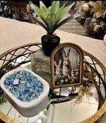 Load image into Gallery viewer, Arch Top Wooden Bunnies Art
