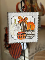 Load image into Gallery viewer, Halloween Mini Print Harlequin Pumpkin
