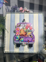 Load image into Gallery viewer, Summer Bee Flower Purple Charm Truck
