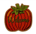 Load image into Gallery viewer, Orange Pumpkin Shaped Welcome Coir Door Rug
