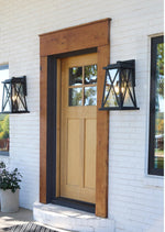 Load image into Gallery viewer, Quorum Artesno 725-22-69 3 Light Black Outdoor 22”Wall Lantern
