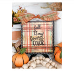 Load image into Gallery viewer, Fall is my Favorite Color Plaid Mini Print
