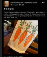 Load image into Gallery viewer, Linen Carrots Hand Towel with three patterns
