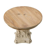 Load image into Gallery viewer, Distressed Large White Riser with Light Wood Top
