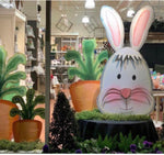 Load image into Gallery viewer, Biggest Bunny Head Metal Outdoor Stake
