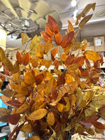 Load image into Gallery viewer, Fall Foliage Stems Mixed Copper, Harvest Gold, and Rust Set of 3 Stems
