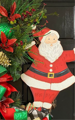 Load image into Gallery viewer, Santa Jolly Old Saint Nick Standing Metal Stake
