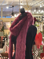 Load image into Gallery viewer, Fuchsia Magenta Pink Luxurious Faux Fur Scarf by Fabulous Furs
