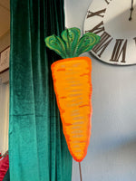 Load image into Gallery viewer, Large Metal Yard Carrot Indoor or Outdoor Stake
