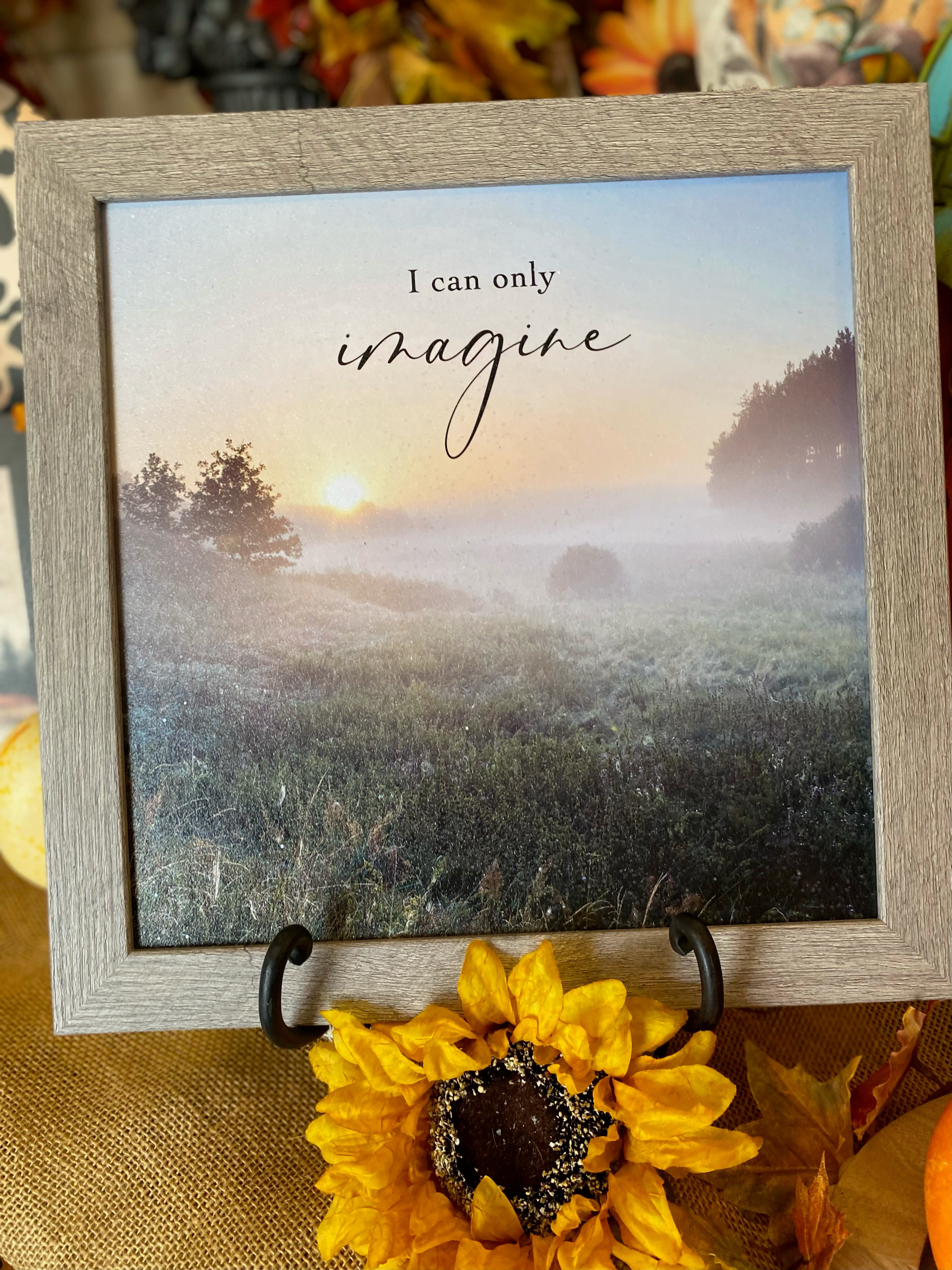 I Can Only Imagine Wood Frame Picture