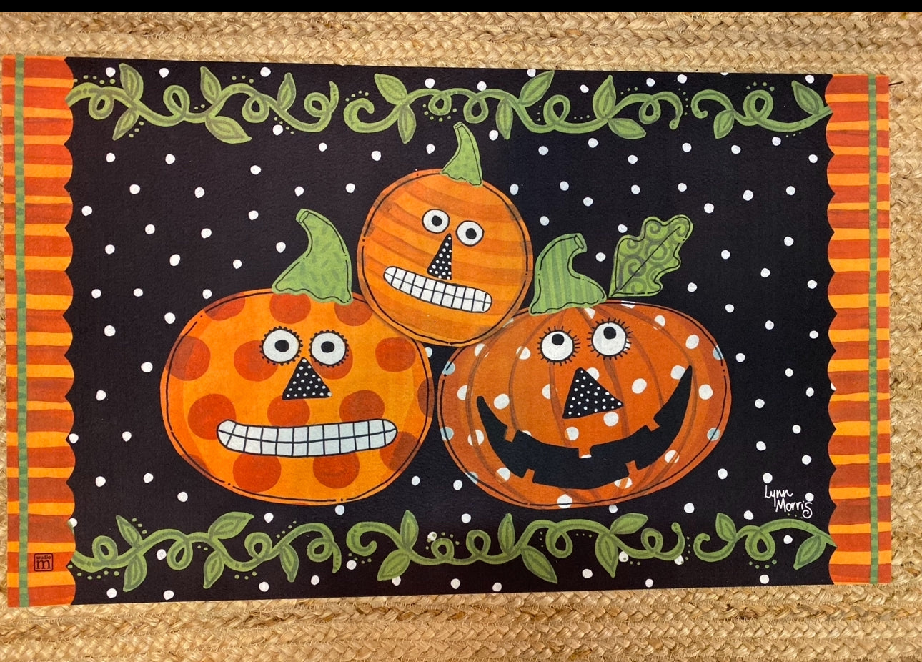 Fun Jack-o-lantern Outdoor/Indoor Rug