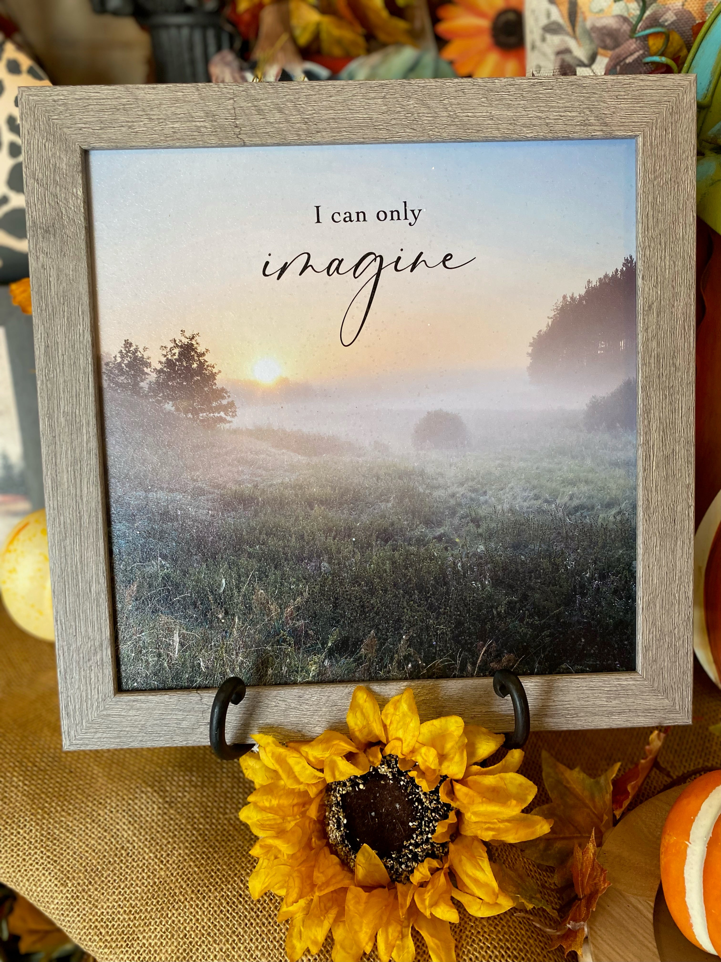 I Can Only Imagine Wood Frame Picture