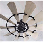 Load image into Gallery viewer, Quorum 95210-69 52” Noir Windmill Indoor Ceiling Fan 10 Blade Fan
