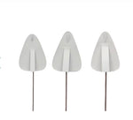 Load image into Gallery viewer, Whimsy Set of 3 Candy Corn Metal Stakes with Easels
