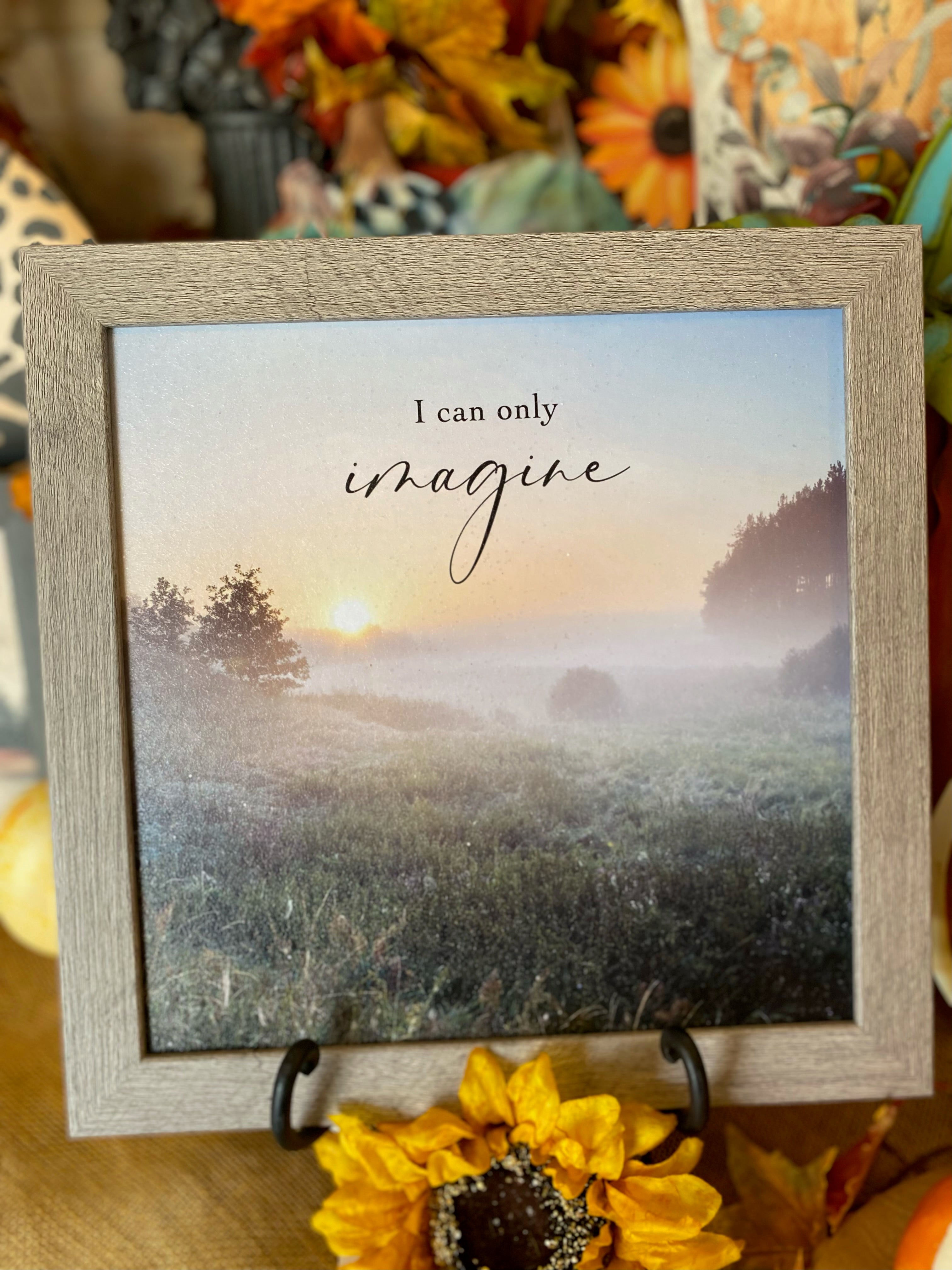 I Can Only Imagine Wood Frame Picture