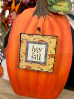 Load image into Gallery viewer, Hey Fall Yellow Leaves Mini Print
