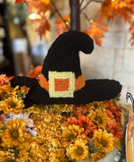 Load image into Gallery viewer, Witch Hat Shaped Black Mini Pillow
